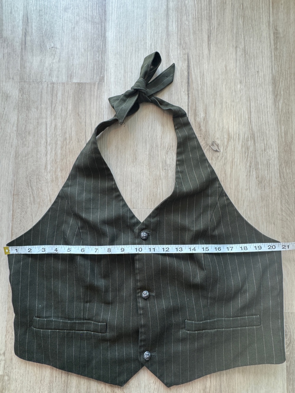Disturbia Payoff Halter Waistcoat Top Sz 16 - Picture 3 of 9